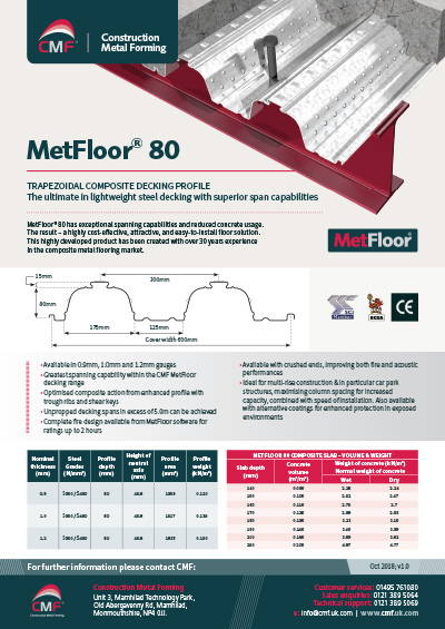 Download Metfloor 80 datasheet